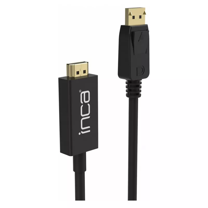 INCA DisplayPort į HDMI laidas 1,8 m 10,2 Gbit/s juodas