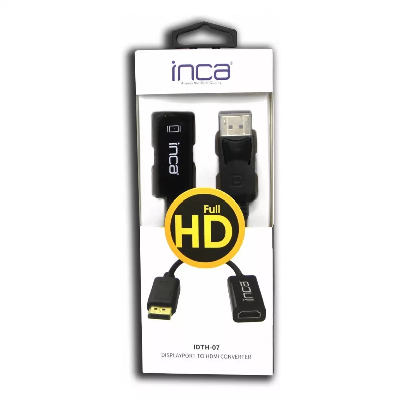 INCA DisplayPort į HDMI adapteris IDTH-07 4K 0,2m Mažmeninė prekyba
