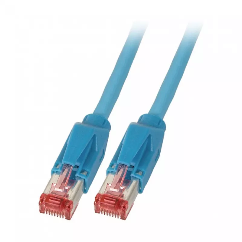 EFB-Elektronik RJ45 Patch Cable Cat.6A S/FTP LSZH Dätwyler 7702 TM21 Blue 1m