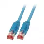 EFB-Elektronik RJ45 Patch Cable Cat.6A S/FTP LSZH Dätwyler 7702 TM21 Blue 1m