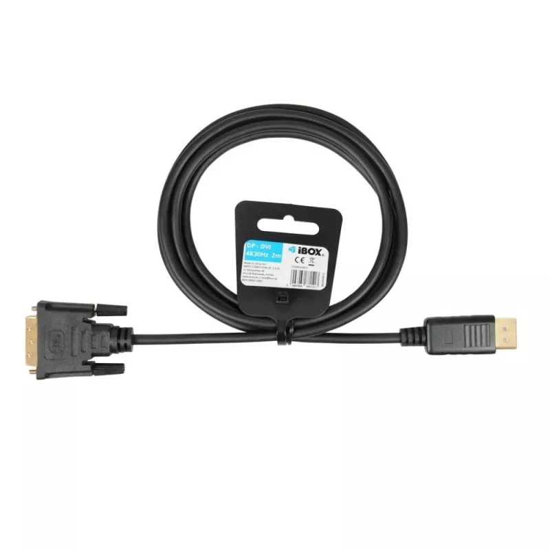 IBOX HDMI į DVI-D laidas FullHD 1080p 2m Juodas