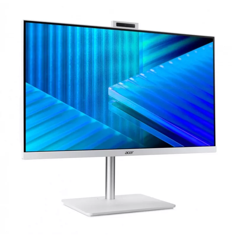 Acer Veriton 2000 VZ2417G All-in-One PC, 27 colių IPS FHD, Intel Core 5 120U, 16GB DDR5, 512GB M.2 SSD, Windows 11 Pro, Balta