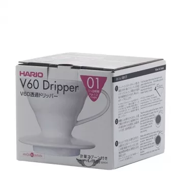 Hario Ceramic Drip V60-01 White