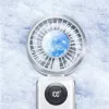 AWEI F39 Fast Ice Mini Rankinis Ventiliatorius, Ledinė Balta, 3600mAh, Turbo Aušinimas, 5 Greičiai, USB-C