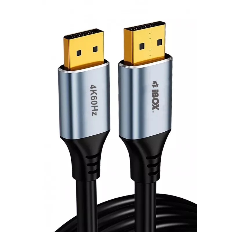 IBOX DisplayPort Cable 4K60Hz 2m Black