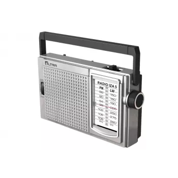 ELTRA Radijas IZA-5 Sidabrinis FM/AM Nešiojamas Radijas su Bluetooth ir USB