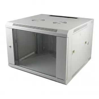 ALLNET 19 colių sieninis korpusas 12U 1-dalis T595/B541mm šviesiai pilkas SMQ serija