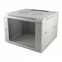 ALLNET 19 colių sieninis korpusas 12U 1-dalis T595/B541mm šviesiai pilkas SMQ serija