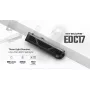 Nitecore EDC17 Žibintuvėlis 1500 liumenų, įkraunamas per USB-C, su 1 klasės lazeriniu rodykle