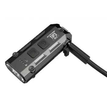 NITECORE TIP3 Raktų Pakabuko Žibintuvėlis Juodas 720 Liumenų