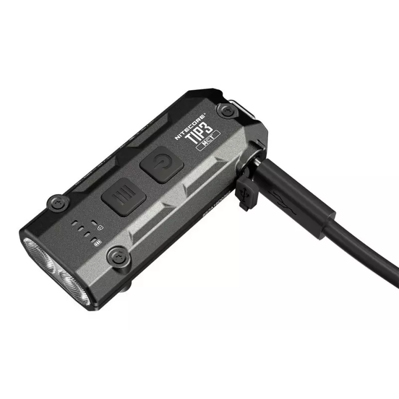 NITECORE TIP3 Raktų Pakabuko Žibintuvėlis Juodas 720 Liumenų