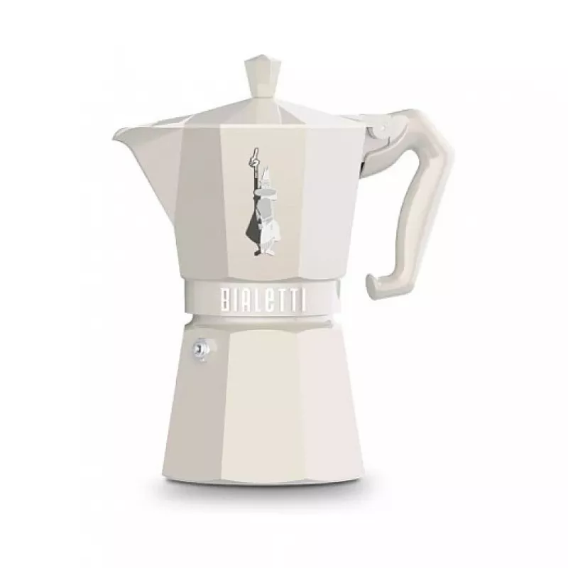Bialetti MOKA EXCLUSIVE 6-Cup Stovetop Coffee Maker Cream (9060)