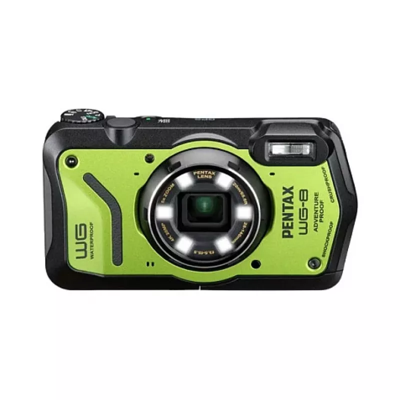 Pentax WG-8 Green USB-C Underwater & Rugged Camera