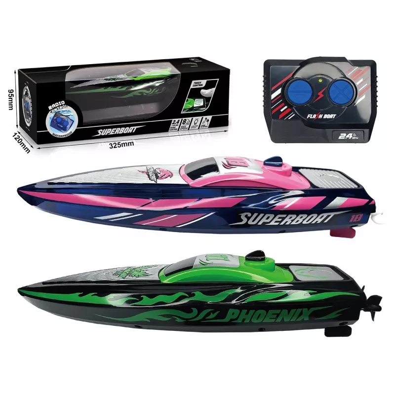 MADEJ R/C Speed Boat 2.4GHz RC Boat su USB įkrovikliu