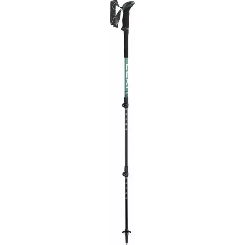 LEKI MAKALU LITE Trekking lazdos 100-135 cm žalia/balta