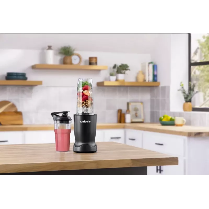 Nutribullet NBT1006MB Turbo 1000 W trintuvas, matinė juoda