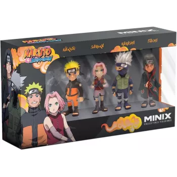 MINIX Naruto Shippuden 4 kolekcinių figūrėlių rinkinys 7 cm
