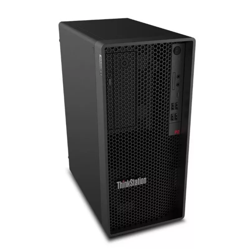 Lenovo ThinkStation P2 Tower Gen 2 darbo stotis, Intel Core Ultra 7 265K, 32GB DDR5, 1TB NVMe SSD, NVIDIA GeForce RTX 5070 12GB, Windows 11 Pro, juoda