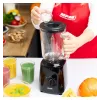 MPM MBL-37 Blender, 500 W, 1,5 L stiklinis indas, nerūdijančio plieno peilis, 2 greičiai, impulsinė funkcija, ledo smulkinimas, juoda