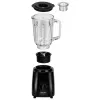 MPM MBL-37 Blender, 500 W, 1,5 L stiklinis indas, nerūdijančio plieno peilis, 2 greičiai, impulsinė funkcija, ledo smulkinimas, juoda
