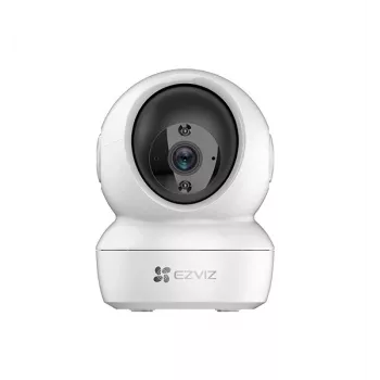 EZVIZ H6C 2MP Pan & Tilt Vidinė Apsaugos Kamera, Full HD 1080p, Naktinis Matymas, Dvipusis Garsas, Wi-Fi, Balta