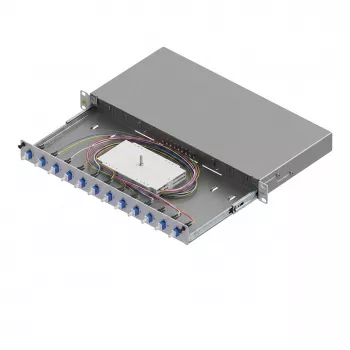 ZVK EasyLan LWL Splice Housing Basic SB0012571HE 12x LC-Duplex Standard OS2 Extractable - Fiber Optic (LWL) - LC-Duplex Connector