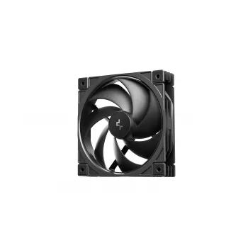 Deepcool FD12 V2 120mm juodas korpuso ventiliatorius, 4 kontaktų PWM, skysčių dinaminis guolis