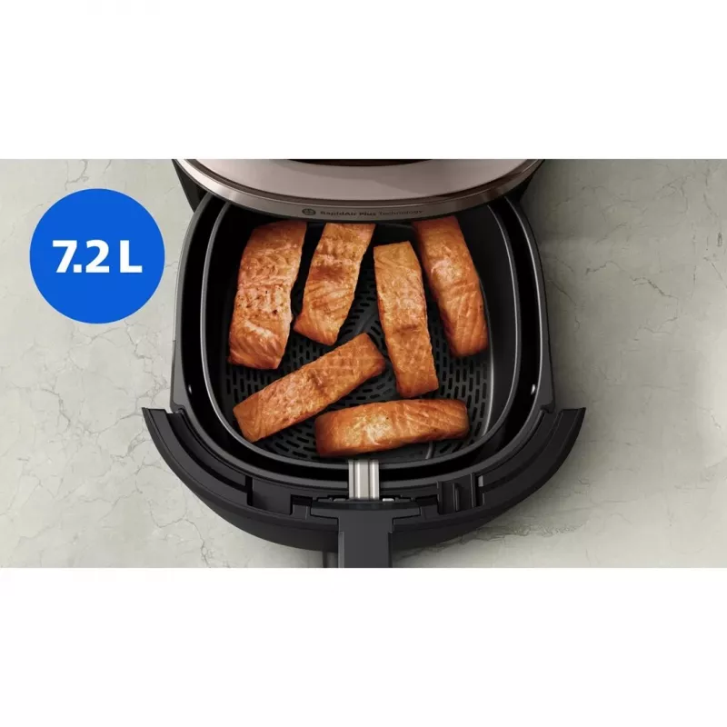 Philips NA543/00 Karšto oro gruzdintuvė 7.2 L 2000 W Juoda, Šampano