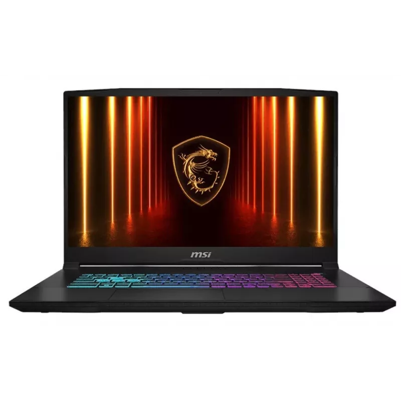 MSI Katana 17 HX B14WFK-400XPL Intel Core i7-14650HX 17.3 col. FHD 144Hz 16GB DDR5 512GB SSD GeForce RTX 5060 8GB Be OS Nešiojamas žaidimų kompiuteris Juodas