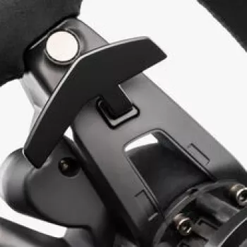 Fanatec CSL Elite Porsche Vision GT vairas, zomša, OLED ekranas, 310 mm plotis - juoda