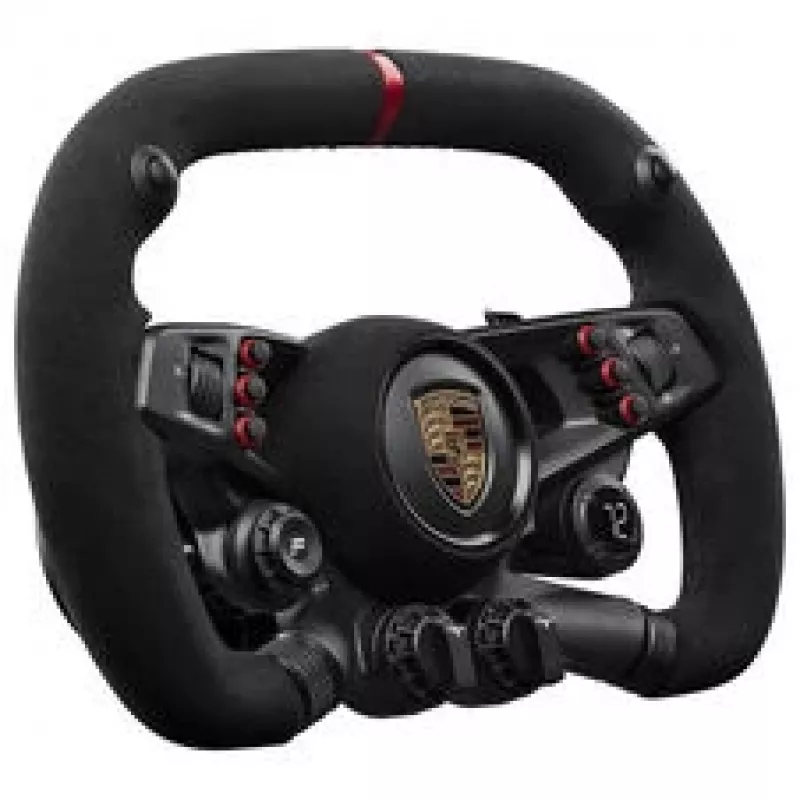Fanatec CSL Elite Porsche Vision GT vairas, zomša, OLED ekranas, 310 mm plotis - juoda