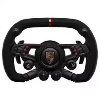 Fanatec CSL Elite Porsche Vision GT vairas, zomša, OLED ekranas, 310 mm plotis - juoda