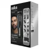 Braun MGK7491 17-in-1 Universalus stiliaus rinkinys, juodas/sidabrinis, belaidis, ličio jonų, 100 min veikimo laikas