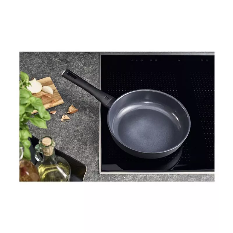 ZWILLING Madura Plus 28 cm keptuvė wok, juoda, kaltas aliuminis, Duraslide Ultra nelipni danga, tinka indukcijai