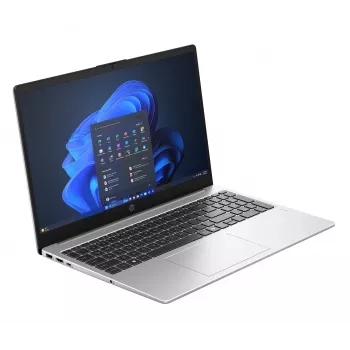 HP 250R G10 Core 5 120U 15.6 col. FHD 250nits AG 16GB DDR5 5200 SSD512 Iris Xe Kamera1080p 41Wh W11Pro Turbo Sidabrinis 3M OnSite