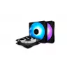 DeepCool RF120 3-in-1 RGB PWM 120mm korpuso ventiliatorius (juodas, 3 vnt. pakuotė)