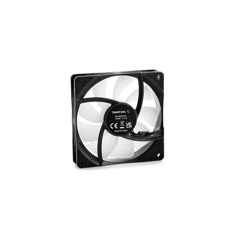 DeepCool RF120 3-in-1 RGB PWM 120mm korpuso ventiliatorius (juodas, 3 vnt. pakuotė)