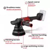 EINHELL Professional belaidis atsitiktinės orbitos poliruoklis CP-EP 18/125 Li BL-Solo, 18V, 125mm, raudonas/juodas, be įkroviklio ir akumuliatoriaus