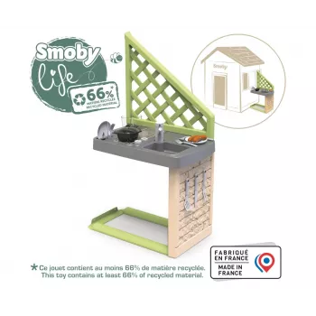 Smoby Life Summer Kitchen Grill su priedais