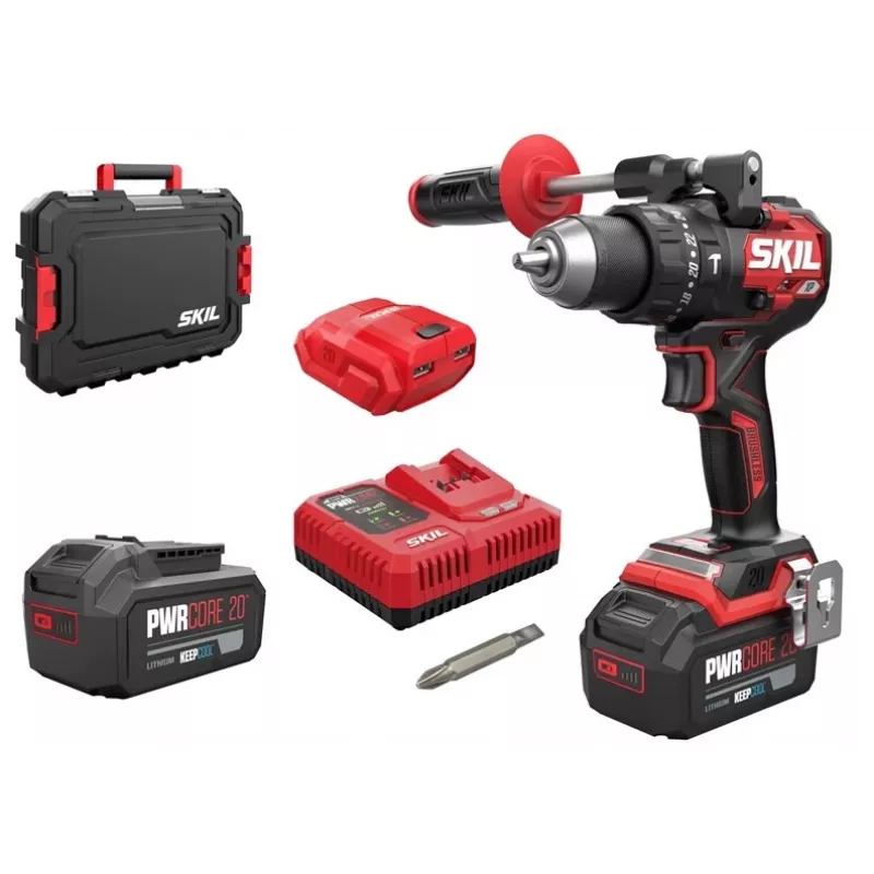 Skil 3085HB 20V Brushless Combi Drill (2x4Ah)