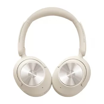 OneOdio A6 belaidės ausinės (balta) - ant ausų su Bluetooth 5.0, 40h baterija, sulankstomos