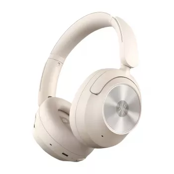 OneOdio A6 belaidės ausinės (balta) - ant ausų su Bluetooth 5.0, 40h baterija, sulankstomos