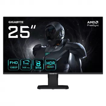 GIGABYTE GS25F14 24.5 colio Full HD 165Hz žaidimų monitorius - SS IPS, 1ms, FreeSync Premium, HDR Ready