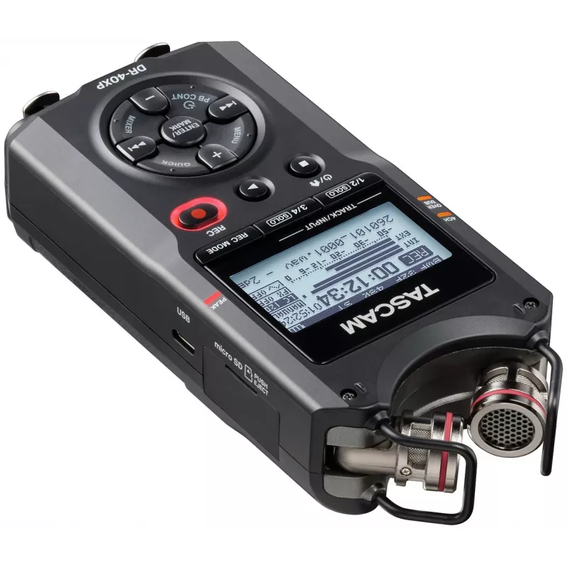 Tascam DR-40XP nešiojamasis skaitmeninis diktofonas su USB garso sąsaja