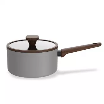 Maestro MR-1211-18S Puodas su dangčiu 18cm 1,9L Nerūdijantis plienas Pilka