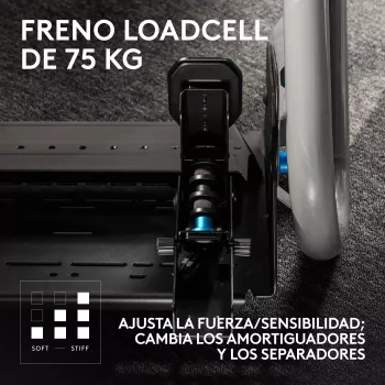 Logitech G RS Racing Pedals - 3 pedalių rinkinys su Load Cell stabdžiu - Juoda - PC