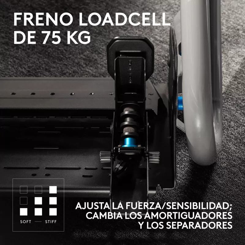 Logitech G RS Racing Pedals - 3 pedalių rinkinys su Load Cell stabdžiu - Juoda - PC