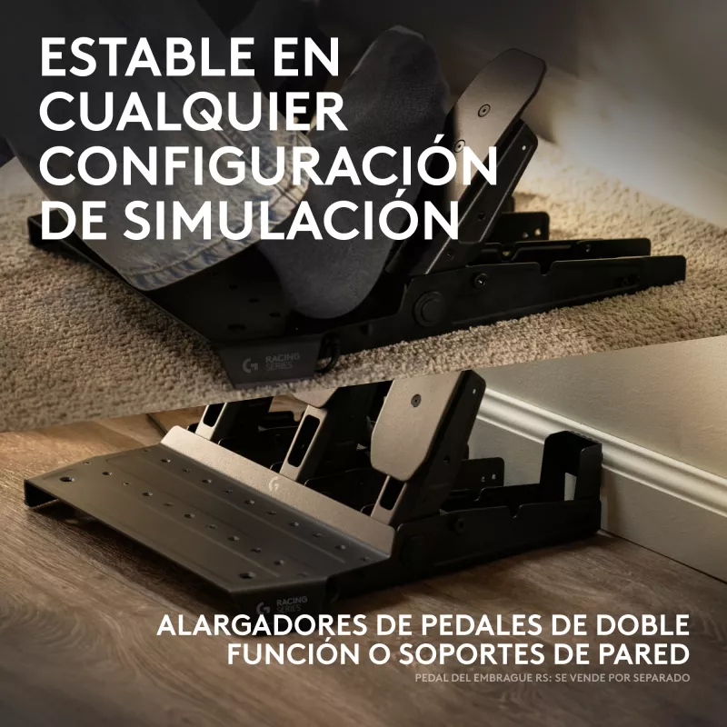 Logitech G RS Racing Pedals - 3 pedalių rinkinys su Load Cell stabdžiu - Juoda - PC