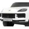 MILLY MALLY Vaikiška transporto priemonė Porsche Cayenne S balta – elektrinis automobilis su 12V baterija, nuotolinio valdymo pultu, LED lemputėmis