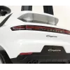 MILLY MALLY Vaikiška transporto priemonė Porsche Cayenne S balta – elektrinis automobilis su 12V baterija, nuotolinio valdymo pultu, LED lemputėmis
